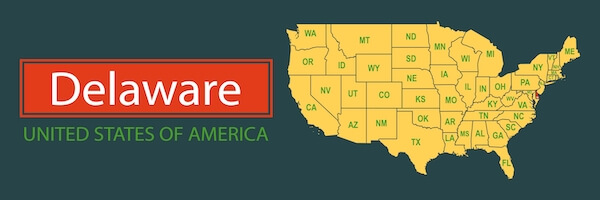 delaware on map delaware on map