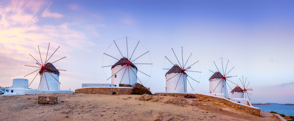 Mykonos windmills