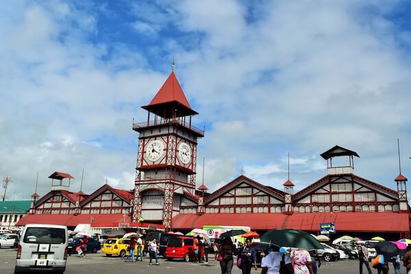 Stabroekmarket in Georgetown Guyana