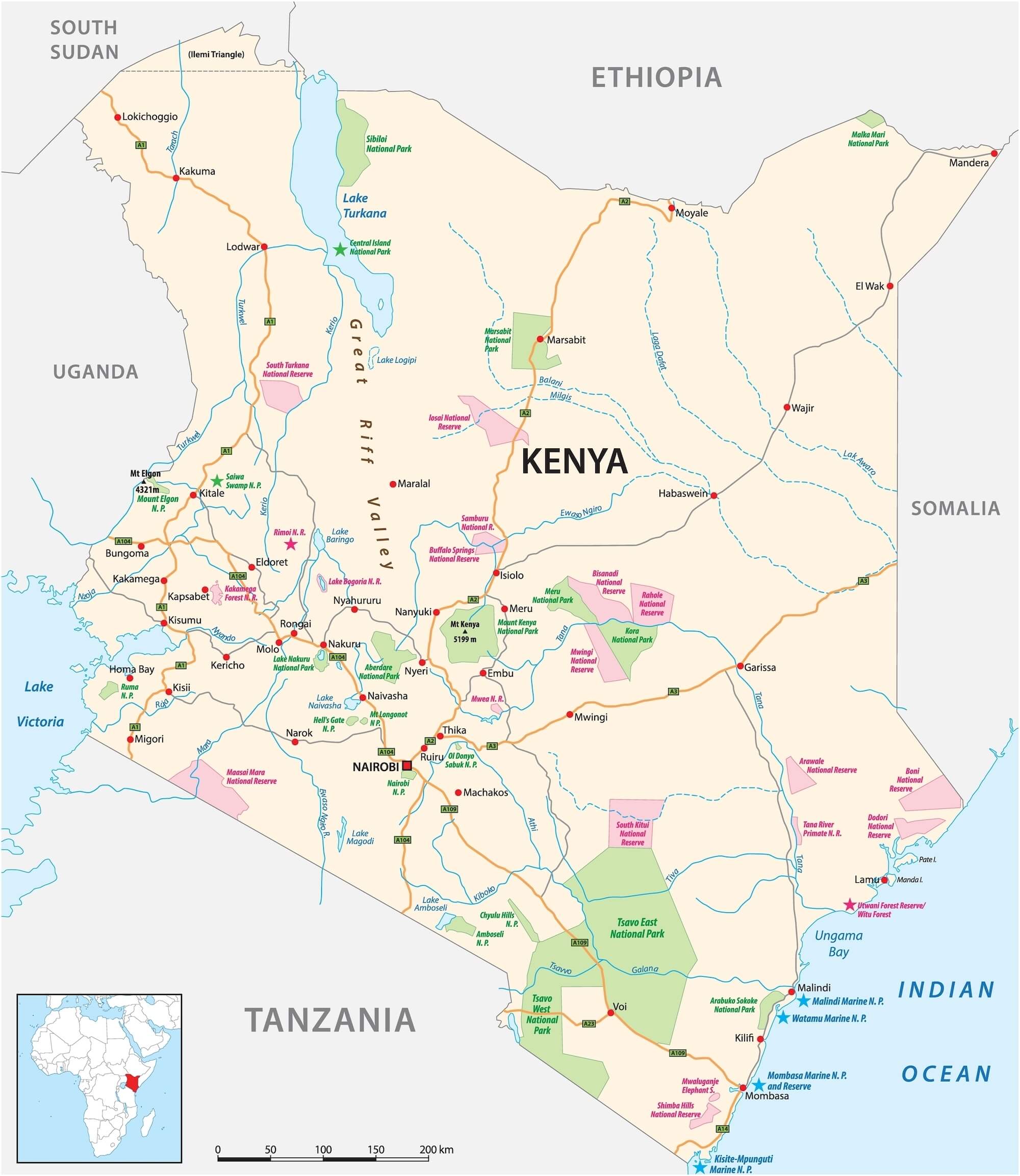 kenya map rainer lesniewski ssk kenya map rainer lesniewski ssk