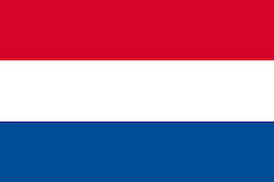 Netherlands flag in red, white and blue horizontal stripes Flag of Netherlands