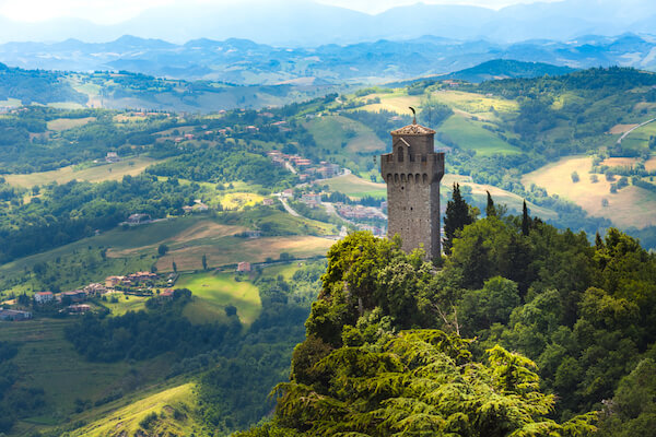 San marino montale tower
