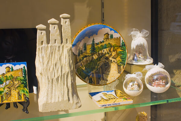 San marino souvernirs