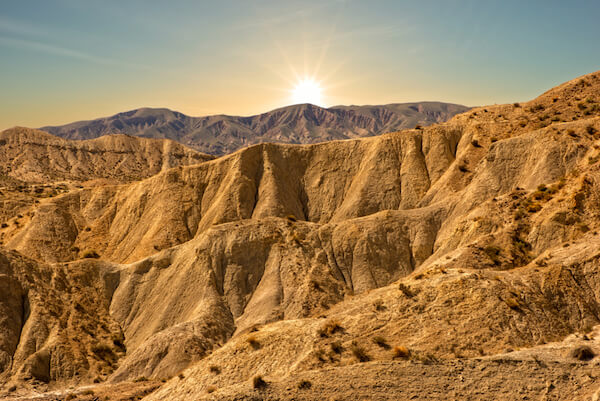 Tabernas Desert in Spain