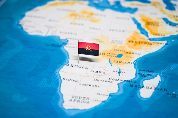 angola map angola map