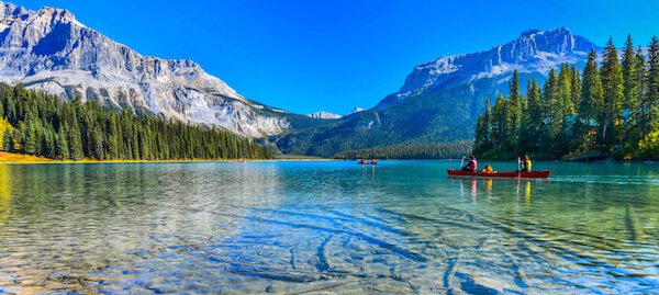 Emerald Lake in Canada's Yoho National Park