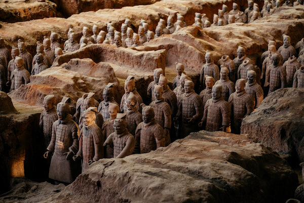 China Terracotta warriors - by shutterstock.com