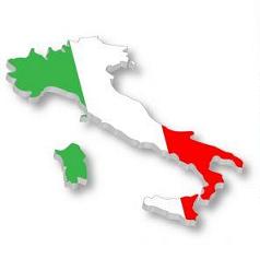 italy outline in national colours italy outline in national colours